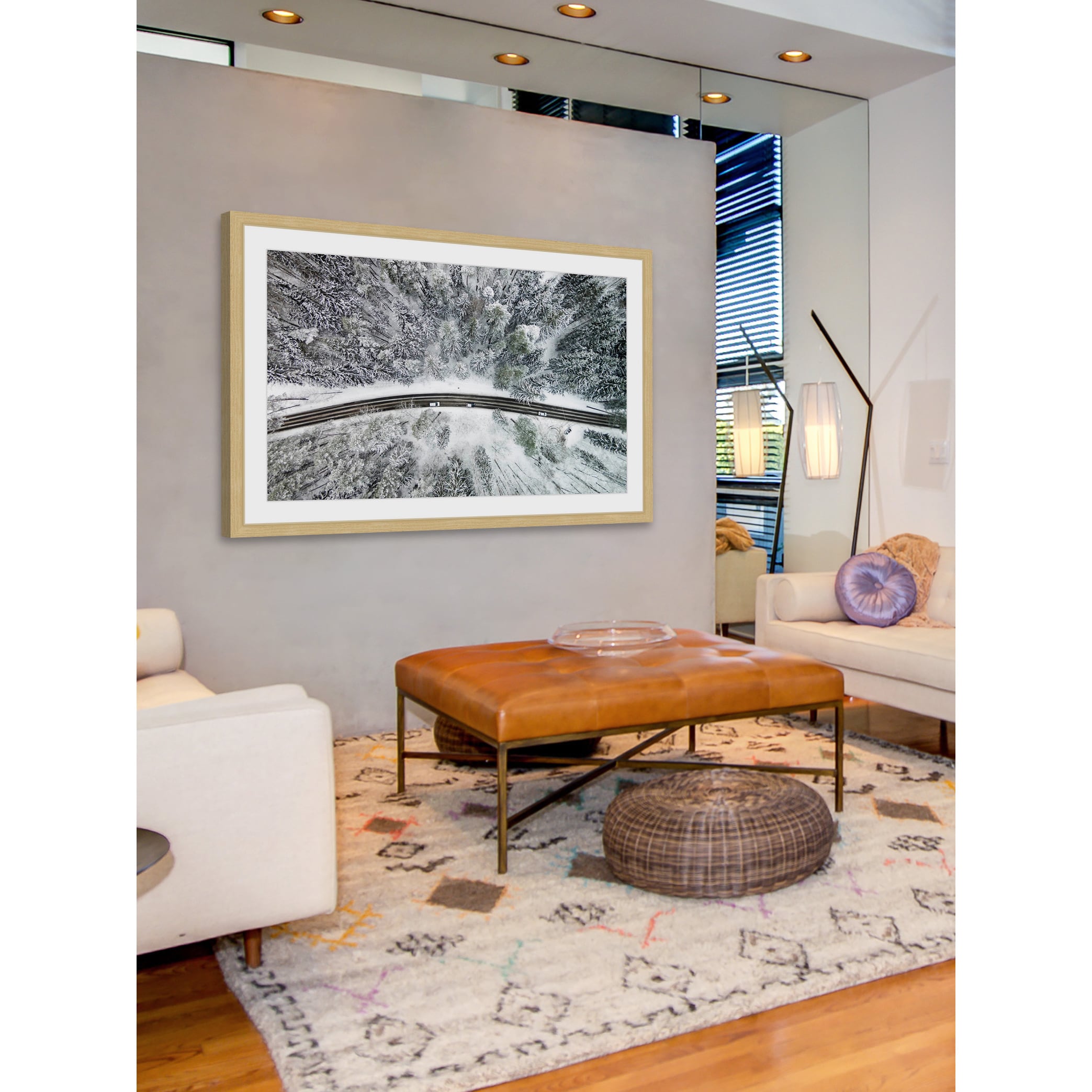 Icy Firs by Karolis Janulis Framed Photographic Print
