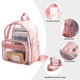 thumbnail image 4 of Mochila transparente Mochilas transparentes de PVC para almacén, escuela, trabajo, viajes, universidad, para niños, niñas, 30*23*14 cm, 4 of 8