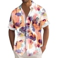 thumbnail image 1 of Hawaiian Shirt For Men, Men's Vintage Button Down Bowling Shirts Short Sleeve Summer Beach ShirtL, 1 of 5