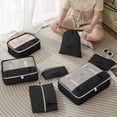 thumbnail image 4 of Packing Cubes and Compression Bags Travel Organizer Bag Sets of Clothes Shoes Storage Bag Suitcase Classification and Organization of Storage Bags, 4 of 9