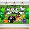 thumbnail image 1 of Banner de decoración de fútbol personalizado para cumpleaños, 1 of 7