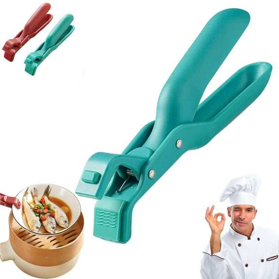 Texwix Flexcamo Hot Plate Gripper Lifters Tongs, Multi-function Anti-Scald Bowl Clip,Silicone Non-slip,for Bowls,Pans,Dishes