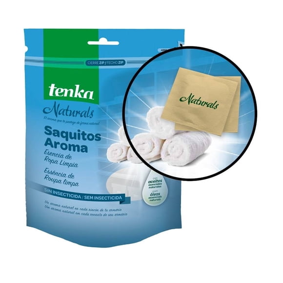 Saquitos Aromáticos Tenka Ropa Limpia 24 piezas