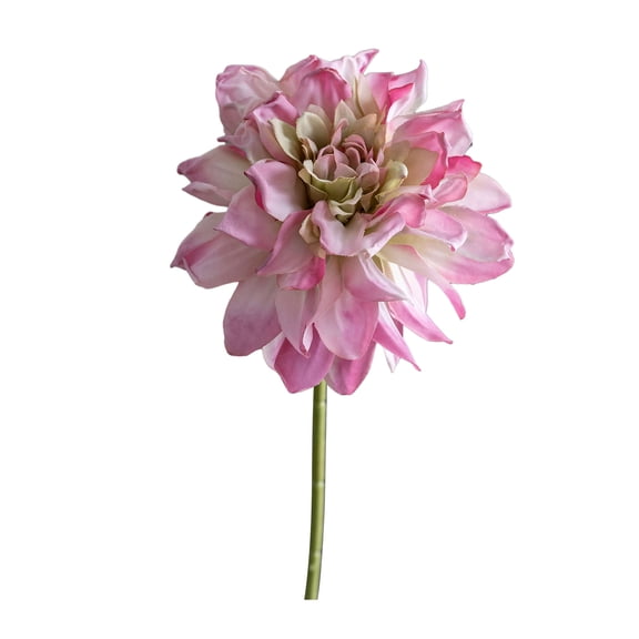 bestolf 6 Pcs Artificial Dahlias Flower 11" Fake Silk Dahlia Bouquet with Stem for Wedding Bouquets Home Office Table Centerpiece Floral Arrangements