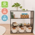thumbnail image 5 of ECR4Kids Streamline 3-Shelf Double-Sided Storage Cabinet, 36in, Classroom Furniture, Grey Wash, 5 of 9