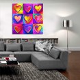 thumbnail image 5 of Epic Art 'Pop Art Heart 2' by Howie Green, Acrylic Glass Wall Art, 36"x36", 5 of 8
