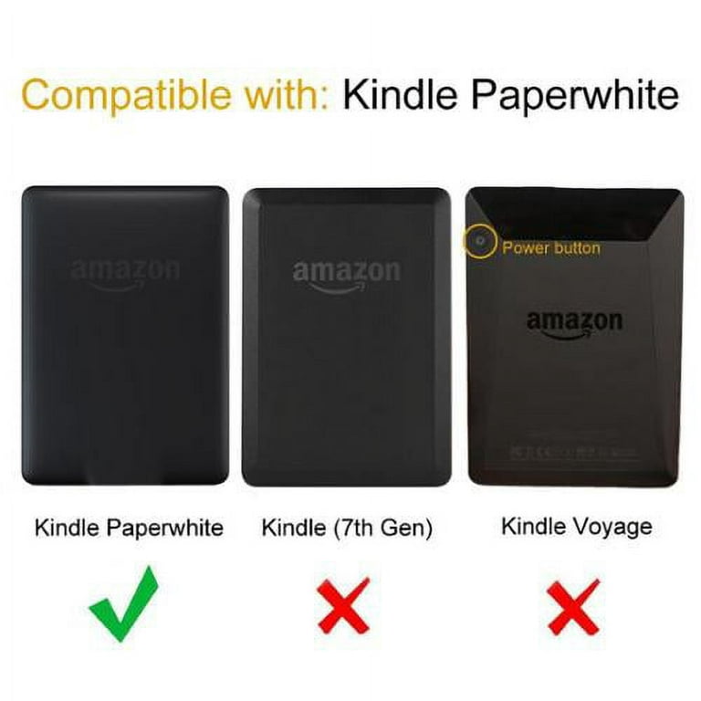 Kindle 6 (10th Gen) Origami Leather Case - Black