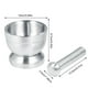 thumbnail image 1 of Mortero y maja Manual de madera/acero inoxidable, juego de cuencos para mezclar especias y ajo, herramienta para molinillo de ajo de cocina, utensilio de cocina Ormromra 2029366-3, 1 of 1