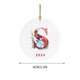 thumbnail image 3 of Fiudx Ofertas relámpago del día, solo en línea 2024 Nuevo colgante navideño de muñeco de nieve de 26 letras - Colgante de coche de acrílico Saint, 3 of 5