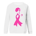 thumbnail image 4 of CEHVOM Mode Femmes Casual Manches Longues Col Rond Imprimé Sweat-Shirt Tops Chemisier Dégagement, 4 of 4