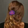 thumbnail image 2 of Unique Bargains 1 Pc Duckbill Clip Halloween Cute Bow Hair Clip for Women Purple, 2 of 5