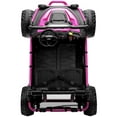 thumbnail image 5 of Funcid 24 Volt Ride on Toys UTV, 2 Seater XL Kids Ride on Electric Car with Remote Control, Metal Frame, Power Car Wheels with Key Start, Spring Suspension, 3 Speeds, Bluetooth Music, Pink, 5 of 9
