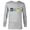 Athletic Heather, variant on Disney and Pixar’s Finding Nemo Dad Father’s Day Birthday - Long Sleeve T-Shirt for Men - Customized-White