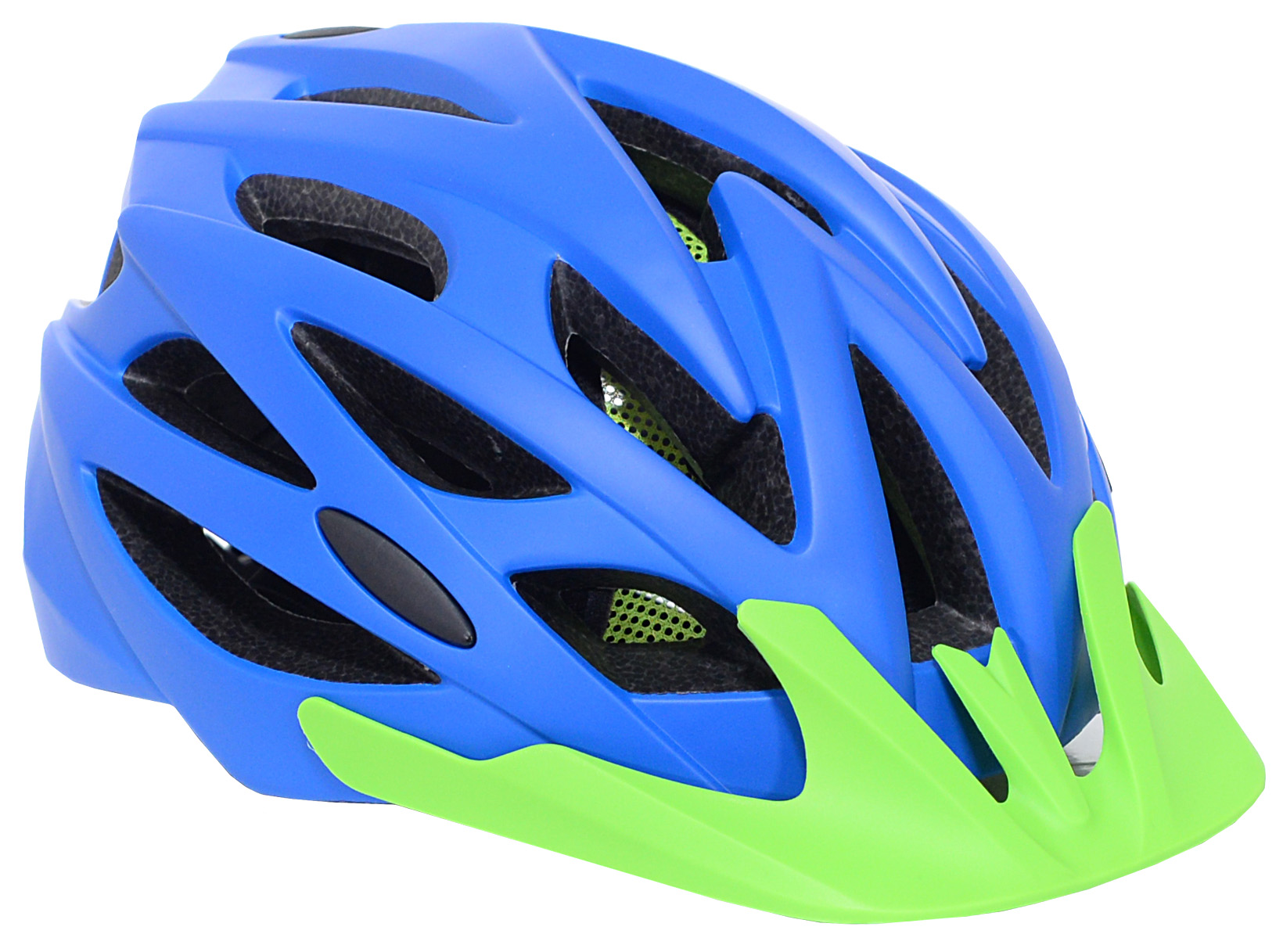 Kent Adult Helmet, Blue and Green with Mesh Liner - image 2 of 6