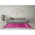 thumbnail image 3 of Ahgly Company Indoor Round Animal Pink Traditional Area Rugs, 4' Round, 3 of 4