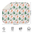 thumbnail image 2 of 2 Pcs Merry Christmas Dish Drying Mat - 18 X 24 Inch Santa Absorbent Microfiber Kitchen Counter Mat Xmas Housewarming Gift for Home Cooks, Dish Drying Pad for Dishes, Cups, Utensils, Pots & Pans, 2 of 3