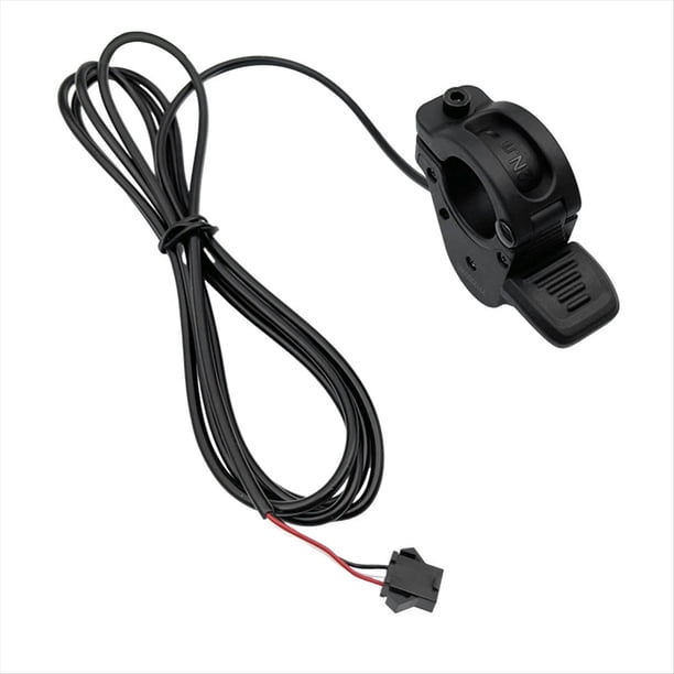 Acelerador 300 X para Bicicleta Eléctrica Scooter Acelerador de Pulgar 24V 36V 48V 72V Accesorio Universal para Mano Derecha/Izquierda Negro