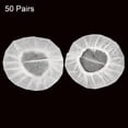 thumbnail image 3 of Uxcell Non-Woven Fabric Headphone Ear Cover for Most On-Ear Headphones with 5-6cm Dia White 100 Pairs, 3 of 5