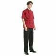 thumbnail image 3 of TOPTIE Men's Black Baggy Chef Pant Elastic Waist with Pockets Restaurant Work Pants, 3 of 6