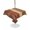 orange, variant on Outdoor Tablecloth with Umbrella Hole for Patio/Picnic/Party/Camping, Farmhouse Burnt Orange Brown Waterproof Table Cloth Square Cover Washable, Vintage Wooden Striped (54"x 54")
