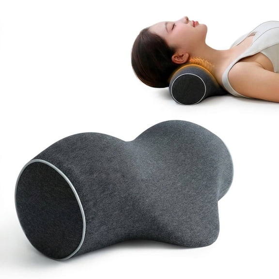 MOONORAH Neck Pillow - Memory Foam Cervical Support - Gray