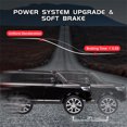 thumbnail image 6 of Kids Ride-On Car 2 Seaters, 12V Licensed Toyota Land Cruiser Electric SUV Police Car Battery Powered Toy Truck with Remote Control,2 Motors, 3 Speeds, Music, Horn, LED Lights, 6 of 8