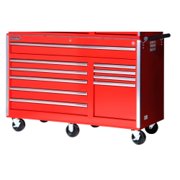 56"" x 24"" 10 Drawer Cabinet - Red