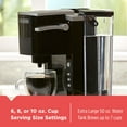 thumbnail image 3 of Black+Decker Family Single Serve K-Cup Brewer: Large 50oz Water Reservoir, Versatile Ground Coffee & K-Cup Compatibility, Adjustable Tray for Travel Mugs, 3 of 8