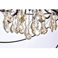 thumbnail image 5 of 1130 Geneva Collection Pendent lamp D:43.5" H:46" Lt: Dark Bronze Finish (Royal Cut Golden Teak Crystals), 5 of 10