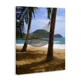 thumbnail image 2 of Stupell Industries Coastal Tropical Summer Vacation Hammock Between Palm Trees Canvas Art, 16 x 20, by Noah Bay, 2 of 7