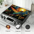 thumbnail image 4 of Silicone Stove Mat for Glass Top Stove, Stained Glass Style Colorful Hummingbird Electric Stove Cover Mat, 28 x 20 Inch Heat - Resistant Gas Gtove Burner Covers Glass Stove Top Protector, 4 of 4