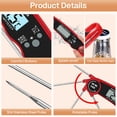 thumbnail image 2 of Behome Meat Thermometer, Food Thermometer for Cooking Kitchen Gadgets, Waterproof  Digital Instant Read Meat Thermometer for Kitchen and Outside, BBQ, Turkey, Candy, Liquids, Beef, 2 of 8