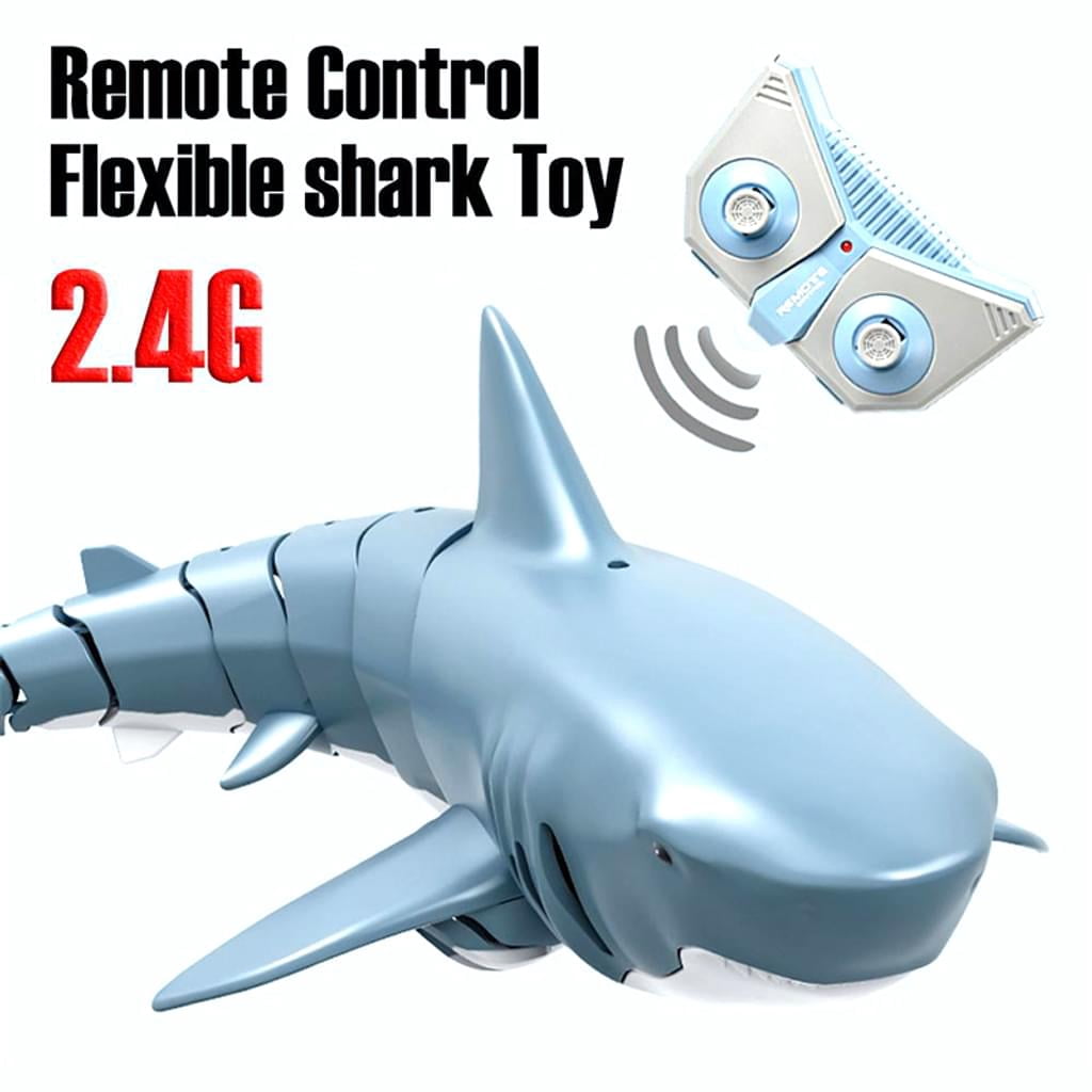 Requin Télécommandé 2.4 GHz Bateau Jouet RC Simulation Gris Kiztoys