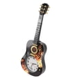thumbnail image 4 of Creative Ukulele-Shaped Silent Wall Clock with Desktop Stand (Model 5681CC) - Accurate Battery-Operated Plastic Clock, Random Color & Pattern, Ideal Decor for Living Room, Bedroom, Dorm & Commercial, 4 of 7