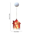 thumbnail image 2 of Christmas House Pattern Window Suction Cup Lights, Holiday Decoration Lights Battery Operated for Windows and Mirrors with 13 Inch Length Festive Design, 2 of 5
