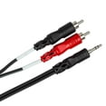 thumbnail image 2 of Hosa CMR-206 Stereo Breakout Cable - 3.5mm TRS Male to Left and Right RCA Male - 6 foot, 2 of 4