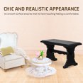 thumbnail image 3 of Miniature Table Miniature Furniture Mini Desk Model Miniature Scene Prop Pretend Play Toy, 3 of 8