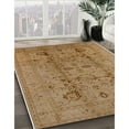 thumbnail image 3 of Ahgly Company Machine Washable Indoor Rectangle Industrial Modern Dark Bisque Brown Area Rugs, 7' x 9', 3 of 7
