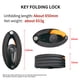 thumbnail image 1 of BIKERSAY Candado de cadena de bicicleta portátil antirrobo de alta seguridad para motocicleta E-Bike Hugtrwg  Accesorios para bicicletas, 1 of 6