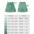thumbnail image 7 of Chiclily Summer High Waist Wide Leg Shorts for Womens Casual Loose Elastic Waist Lounge Beach Shorts with Pockets, US Size Medium, Pink Leopard, 7 of 7