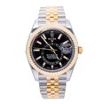 thumbnail image 1 of Pre-Owned Rolex Sky-Dweller 42MM 326933 Black Dial Fluted Bezel Two Tone Yellow Gold Jubilee Bracelet, 1 of 9