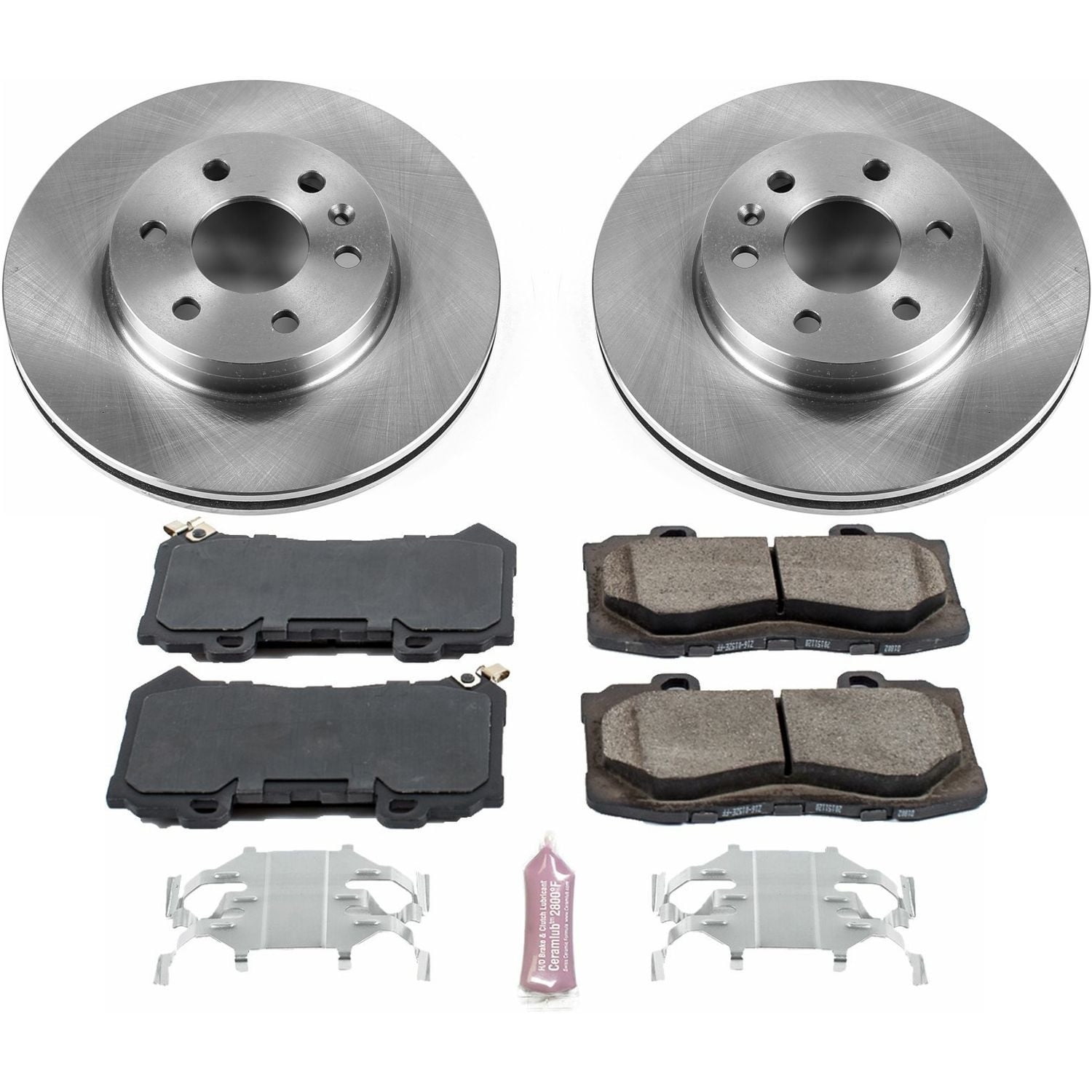 PowerStop Front Stock Replacement Brake Pad and Rotor Kit Fits: CHEVROLET GMC Select Models KOE7126