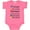 Hot Pink, variant on Inktastic AUTISM Boys or Girls Baby Bodysuit