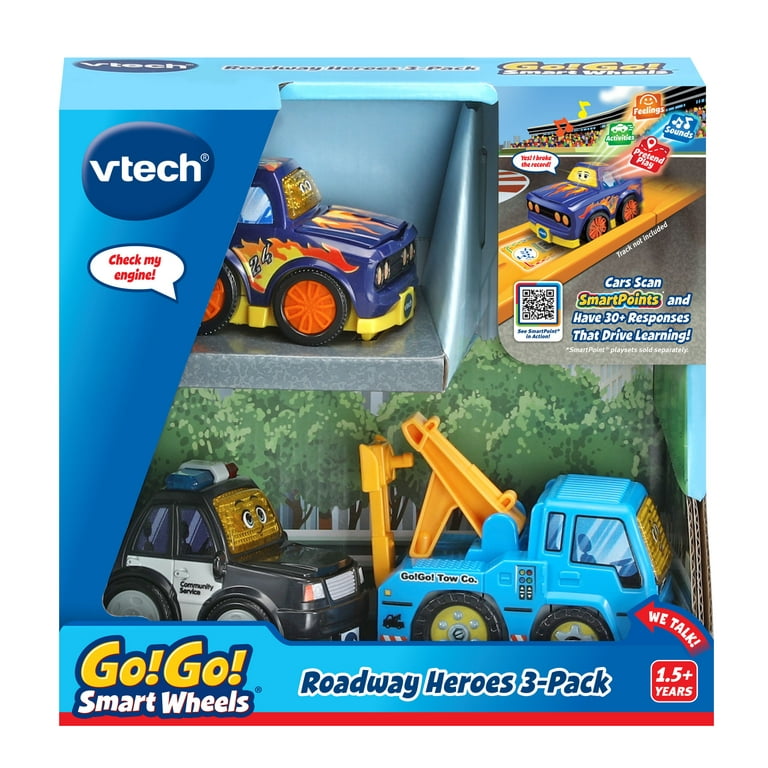 VTech® Go! Go! Smart Wheels® Roadway Heroes 3-Pack Kids' First Toy