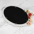 thumbnail image 5 of LZYMSZ Decorative Mirror Tray, Vintage Oval Display Tray for Perfume, Makeup, Jewelry, Cosmetic Tray, Serving Tray for Dressing Room, Bedroom, Living Room(Gold), 5 of 8