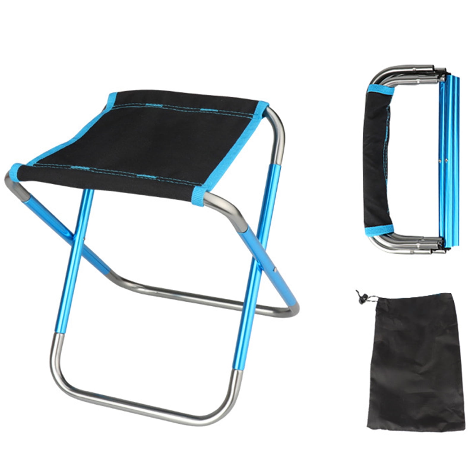 VOLKMI Outdoor Folding Stool Supports 309lb Portable Mini Lightweight Folding Chair For Camping Hiking Backpacking Walmart
