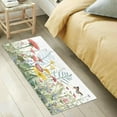 thumbnail image 5 of GZHJMY Wild Flower Kitchen Mat Soft and Absorbent Bath Mats for Bathroom Non Slip Quick Dry Shaggy Bath Carpet Machine Wash for Kitchen Bathroom Shower Home Decor 39x20 in, 5 of 7