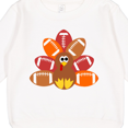 thumbnail image 3 of Inktastic Thanksgiving Cute Football Turkey Toddler Sweatshirt, 3 of 4