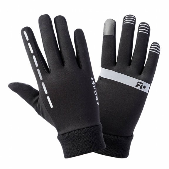ACDANC 1Pairs Waterproof Gloves,Comfortable Gloves Workout Gloves Women,Secure Grip Cycling Gloves,M,Silver