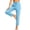 Sky Blue, variant on Women's Loose Straight Yoga Pants With Drawstring Waist For Sporty Casual Wear
